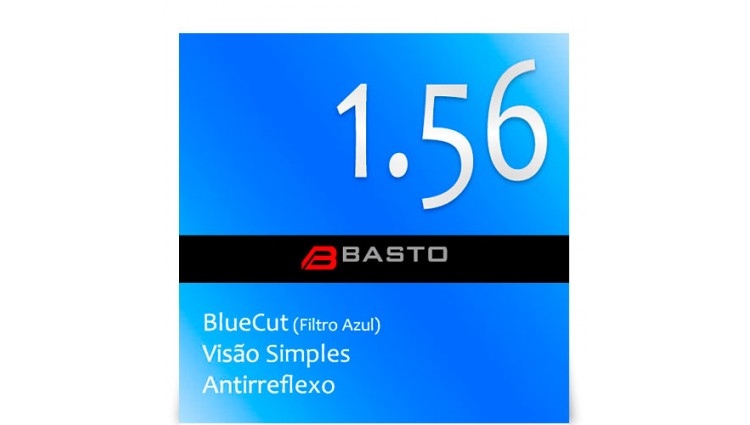CR 1.56 BlueCut AR Esf. +4.00/-6.00 e Cil. -0.00 até -2.00