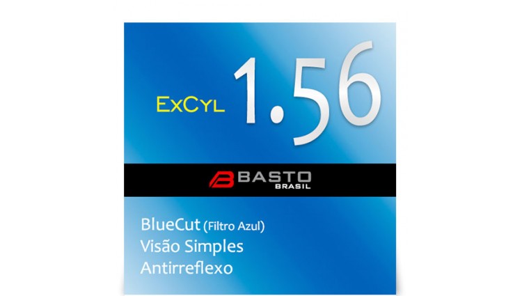 CR 1.56 BlueCut AR Cil. est. Esf. +/-4.00 e Cil. -2.25 até -4.00